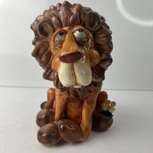 Kookie Kritters Lion Bank by Doug Harris Signed